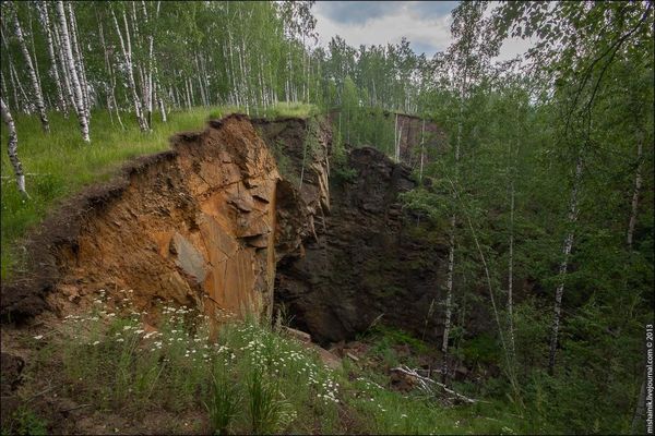 Кромка зоны обрушения. Магнитские разломы. Автор: Mishainik (http://mishainik.livejournal.com/)