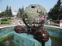 Фонтан в сквере им. Андреевского. Автор: Олег Агеев (http://oag67.livejournal.com/)