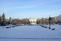 Театральная площадь и прилегающая вплотную площадь Революции. Автор: Олег Агеев (http://oag67.livejournal.com/)