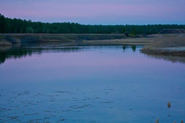 Увельский песчаный карьер вечером. Автор: Joacim Nordstrom (http://dushlik.livejournal.com/).