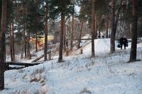 Холмы Монахи. Станция детской железной дороги «Солнечная». Автор: Евгений Клавдиенко (http://ssgen.livejournal.com/).
