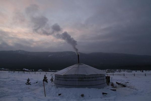 Экопоселение Александровка. Юрта.