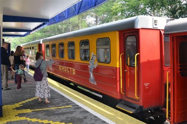 Детская железная дорога в ПКиО им. Гагарина 4. Автор: vnu4ka (http://vnu4ka.livejournal.com/); 