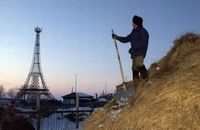 Село Париж. Зима. Автор: Ольга Николаевна Аникина.