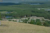 Вид с горы Каравай. 