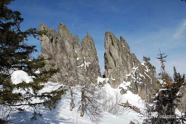 "Перья" горы Двуглавая сопка