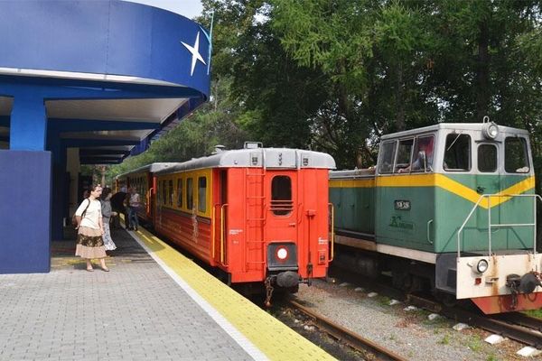 Детская железная дорога в ПКиО им. Гагарина 5. Автор: vnu4ka (http://vnu4ka.livejournal.com/); 