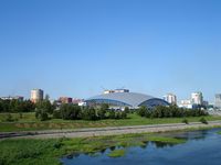 Торговый Центр, набережная реки Миасс. Лето 2007.