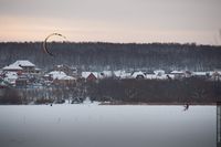 Экстрим на Шершневском водохранилище.  Автор: Евгений Клавдиенко.