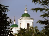 Кыштым. Купола Храма Сошествия Святого Духа.