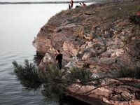 Рыбалка на Синаре. Автор: Людмила Курлова.