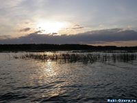 Озеро Улагач вечером
