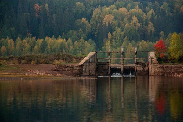 Большое Тесьминское водохранилище