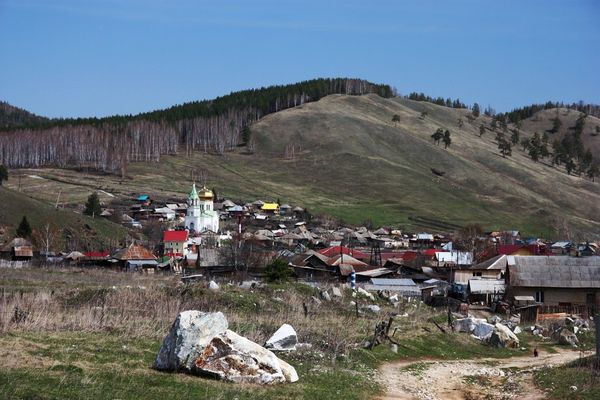 Село Сыростан.  Автор: Анастасия Максимова.