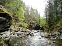 Ларкино ущелье на реке Тюлюк.