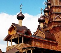 Церковь иконы Божьей Матери «Скоропослушница» в селе Верхняя Санарка. 