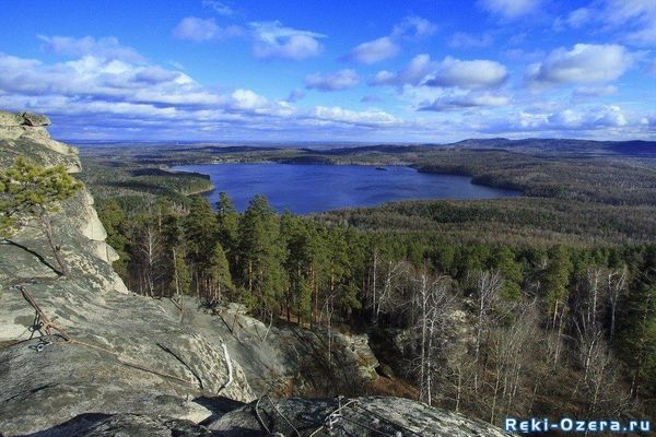 Озеро Аракуль. Вид с Аракульских Шиханов.