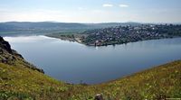 Вид на реку Юрюзань. Автор: ФотоохотникЖД